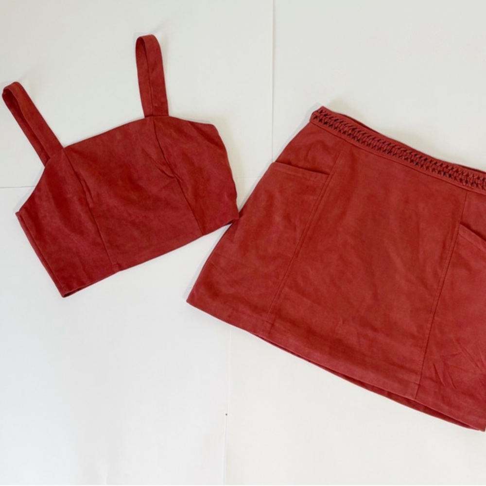 Altard State Two-Piece Crop Top and Skirt Set